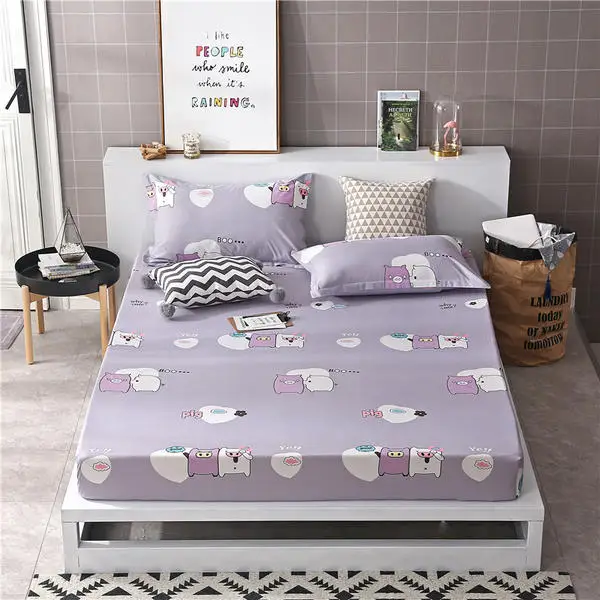 Оптовая продажа 1 шт. натяжная простыня из полиэстера для матраса с эластичной