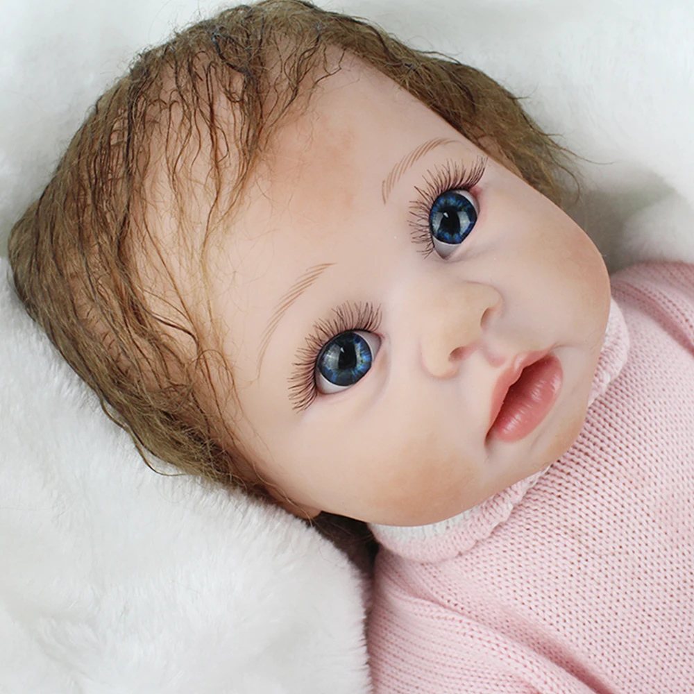 NPK Reborn Baby силиконовые куклы милая девушка мягкое тело 22 дюйма reborn Реборн