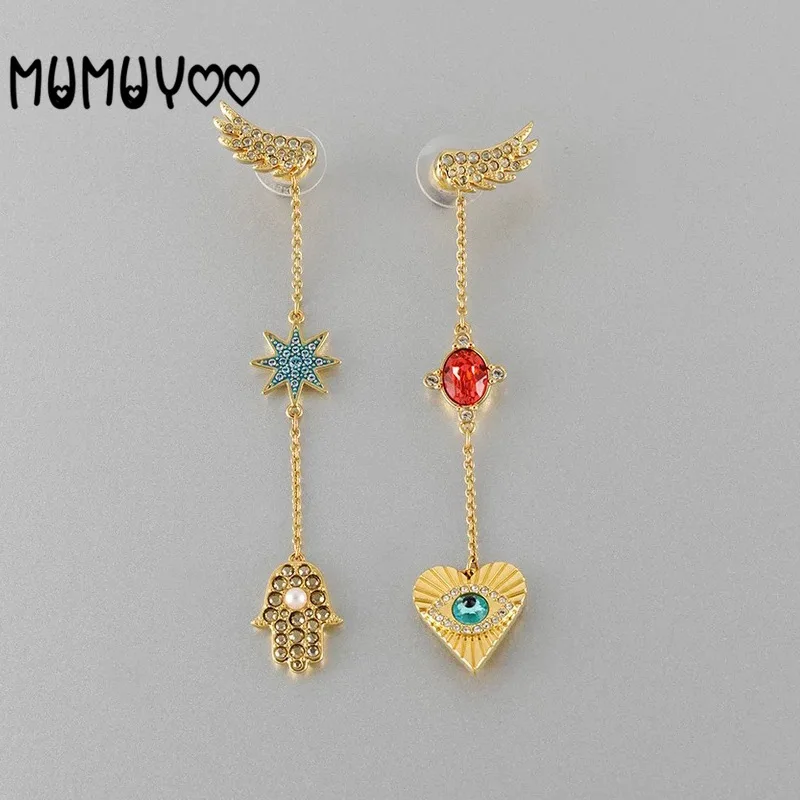 Модные ювелирные изделия высокого качества swa очаровательные Роскошные серьги