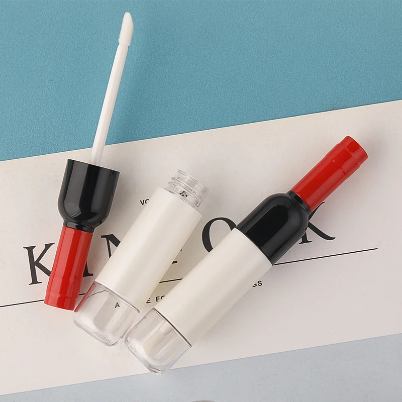 5 шт. 4 мл в форме бутылки вина контейнеры бальзам для губ средства ухода за губами