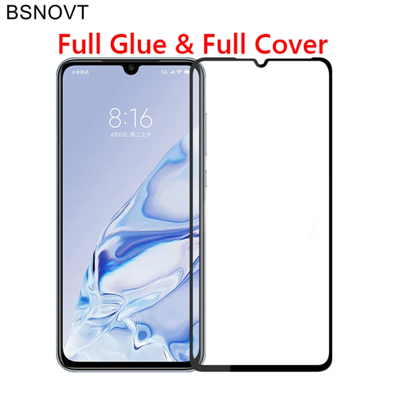 BSNOVT-Protector de pantalla de cristal templado para Xiaomi, pel&iacute;cula de cristal de 6,39 pulgadas para Xiaomi Mi 9 Pro, BSNOVT, 2 uds.-0