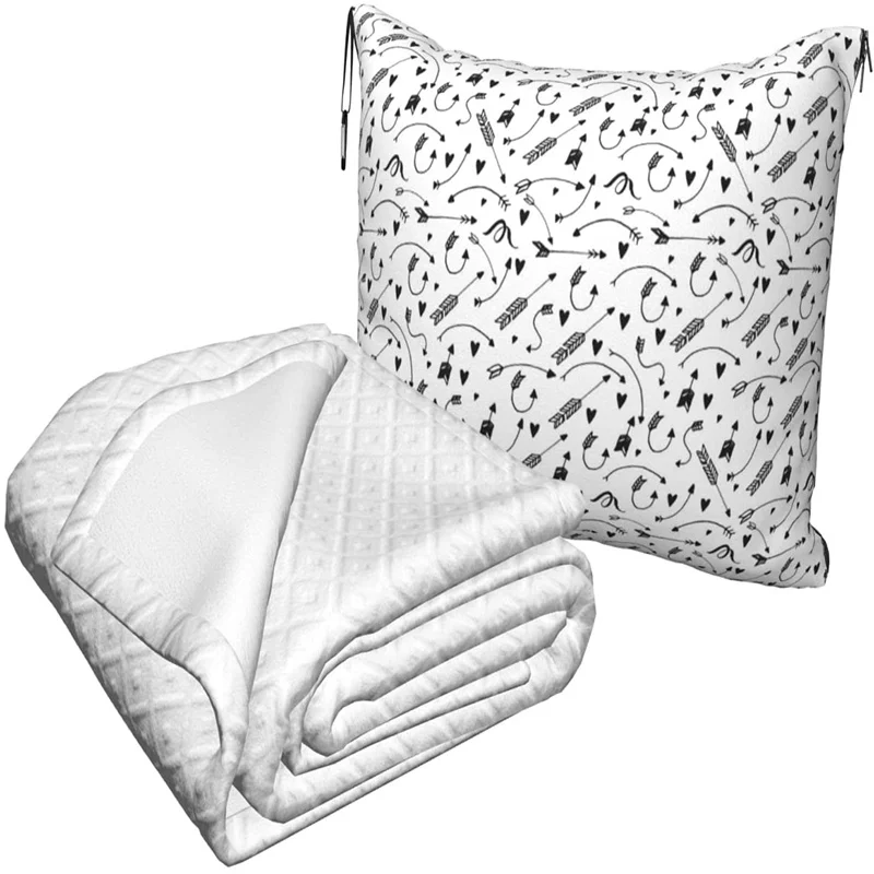 vender Seta Padrão De Viagem Travesseiro Cobertor Dois-em-um Mochila Cinta E Compacto Avião Saco Cintura Suporte 60x43 Polegadas