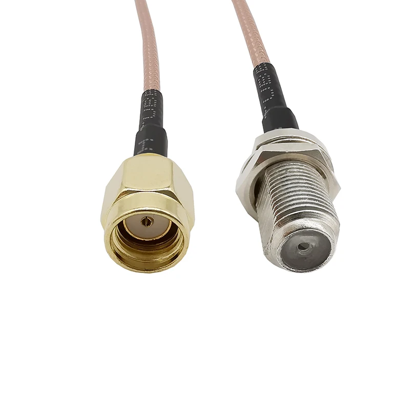 50 Ом RP SMA штепсельная вилка к гнезду F Удлинительный кабель RF коаксиальный разъем