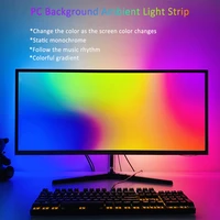 dream color ws2812b sync ambient led strip 5v pc background gamer gaming room light symphony screen monitor backlight 2 3 4 5m