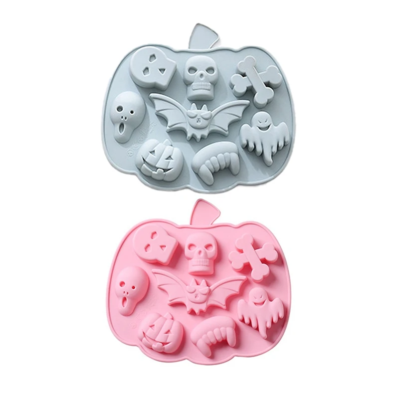 Силиконовая форма в виде тыквы и пирога для Хэллоуина силиконовая праздничного