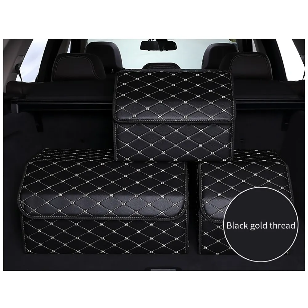 TOSPRA Универсальный складной органайзер для багажника автомобиля с крышкой