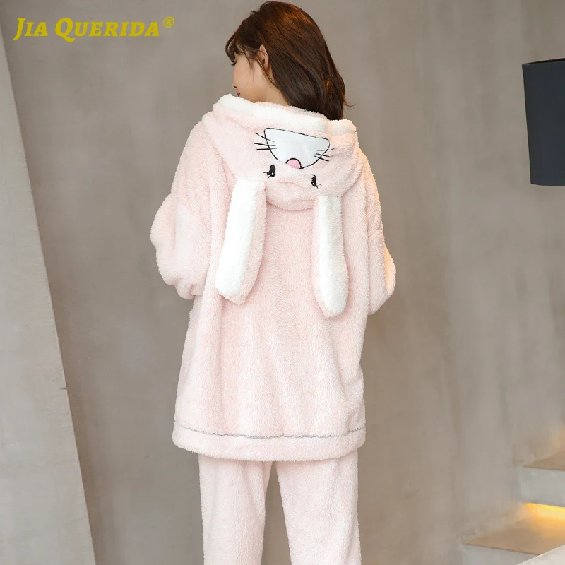 Новинка фланелевый пижамный комплект модный стиль повседневный стильный