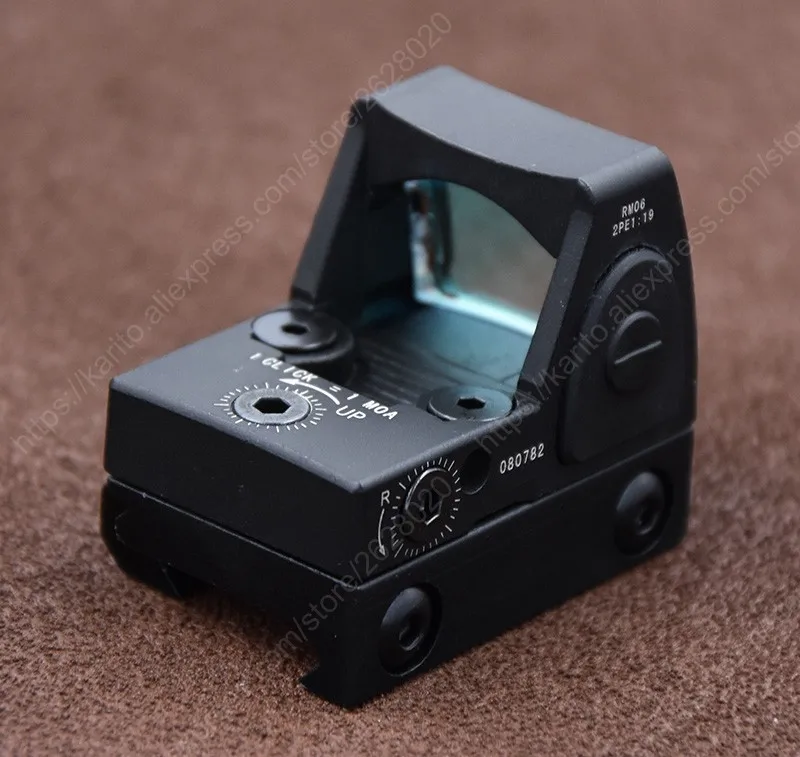 Reflex Mini Trijicon RMR Style 1x Красная точка прицел для Вивера Пикатинни Крепление база