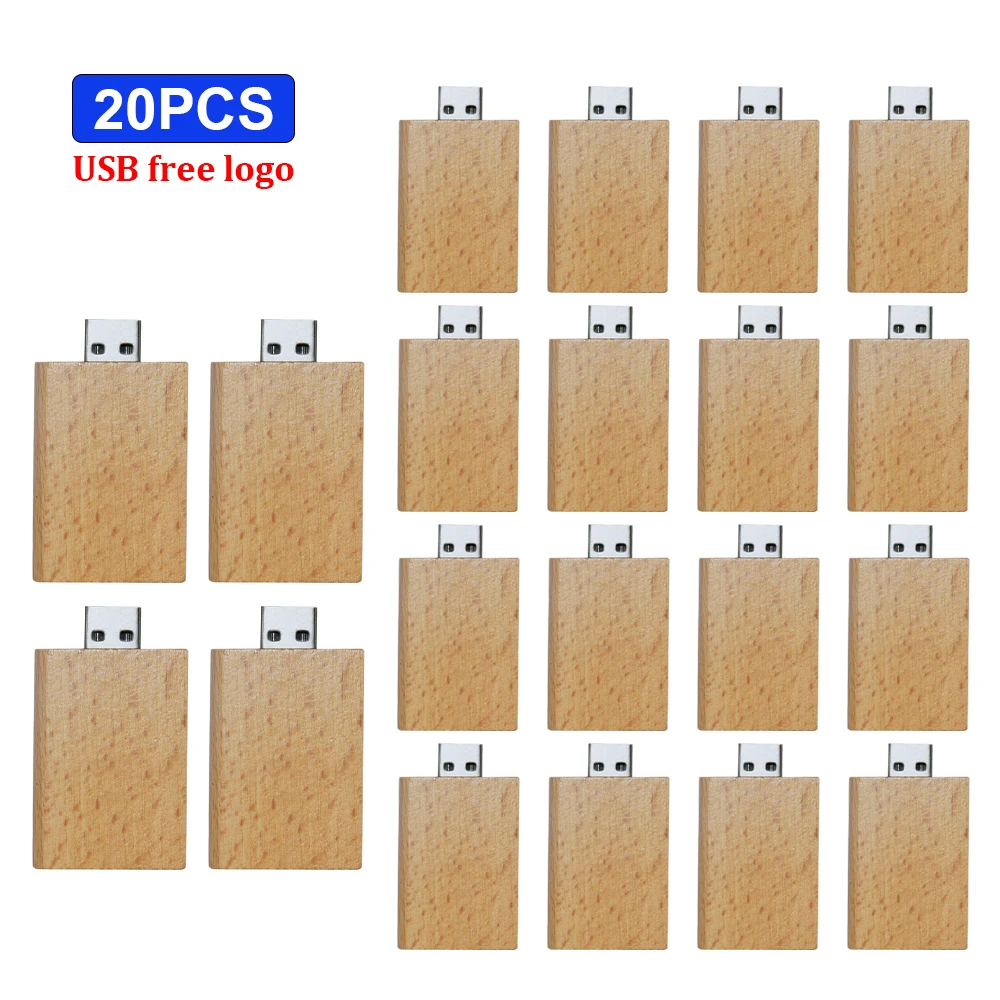 

Bulk 20pcs Waterproof Super USB 2.0 Flash Drive 64GB 32GB 16GB 8GB Pen Drive Flash wood Storage Flash Drive Memory Stick cel usb