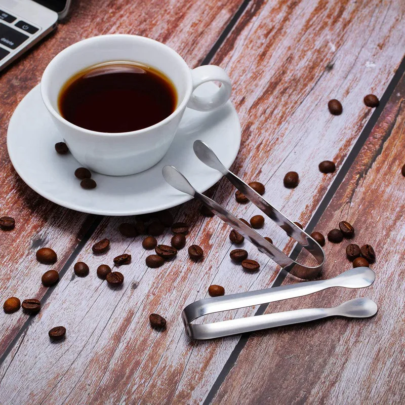 

12 Pcs Sugar Tongs Ice Tongs Stainless Steel Mini Serving Tongs Kitchen Tongs for Tea Party Coffee Bar Kitchen(Silver)