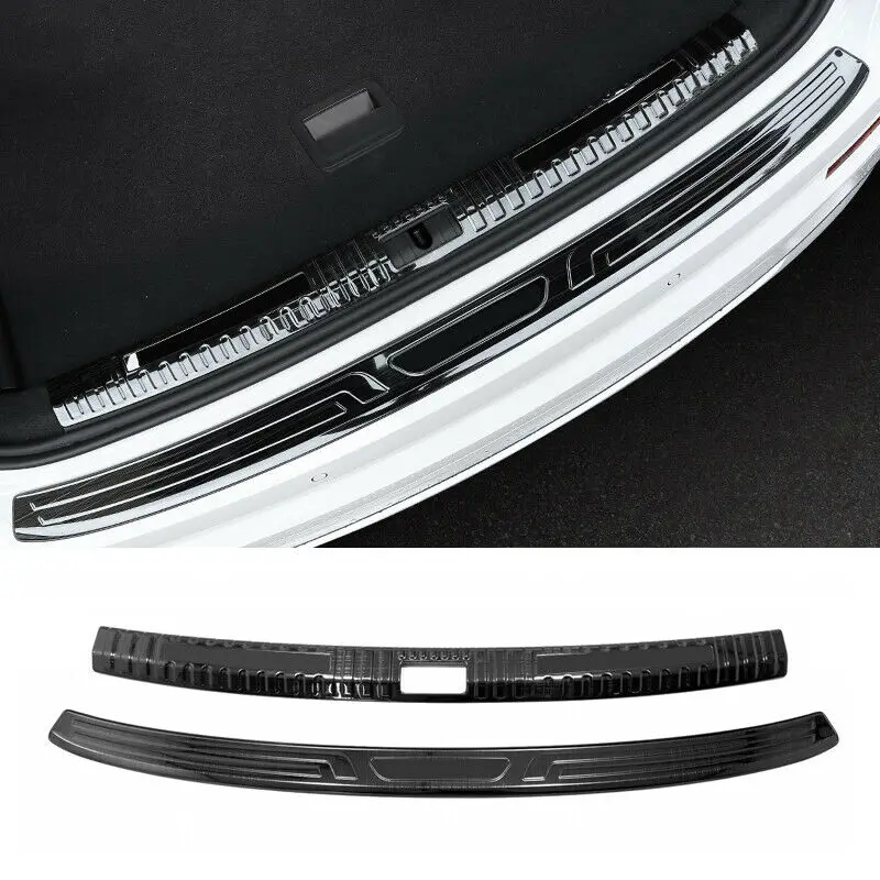 

Steel Inner + Outer Rear Bumper Protector Sill Trim 2pcs for Audi Q3 2019 - 2020