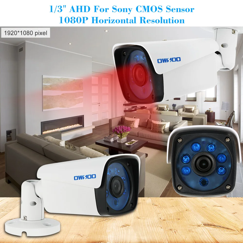 1080P AHD Камера пуля Водонепроницаемый 2.0MP 3 6 мм 1/3 для Sony CMOS Сенсор Массив ИК