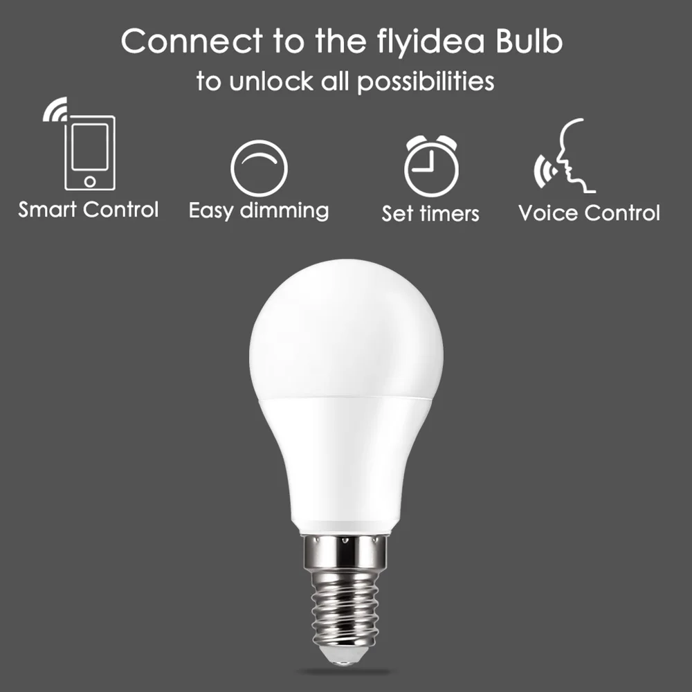 

1 Smart WiFi Light Bulb Led Lamp 15W RGB RGBW E14/B22/E27 Wake-Up Warm Lights Work with Alexa Google Home Chrismas Lights