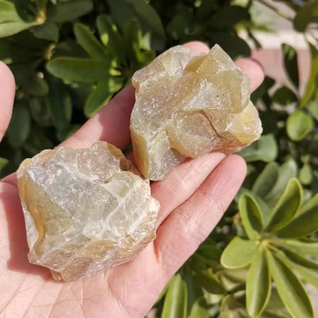 

2pcs Natural Raw Opal stones rough mineral crystal specimen