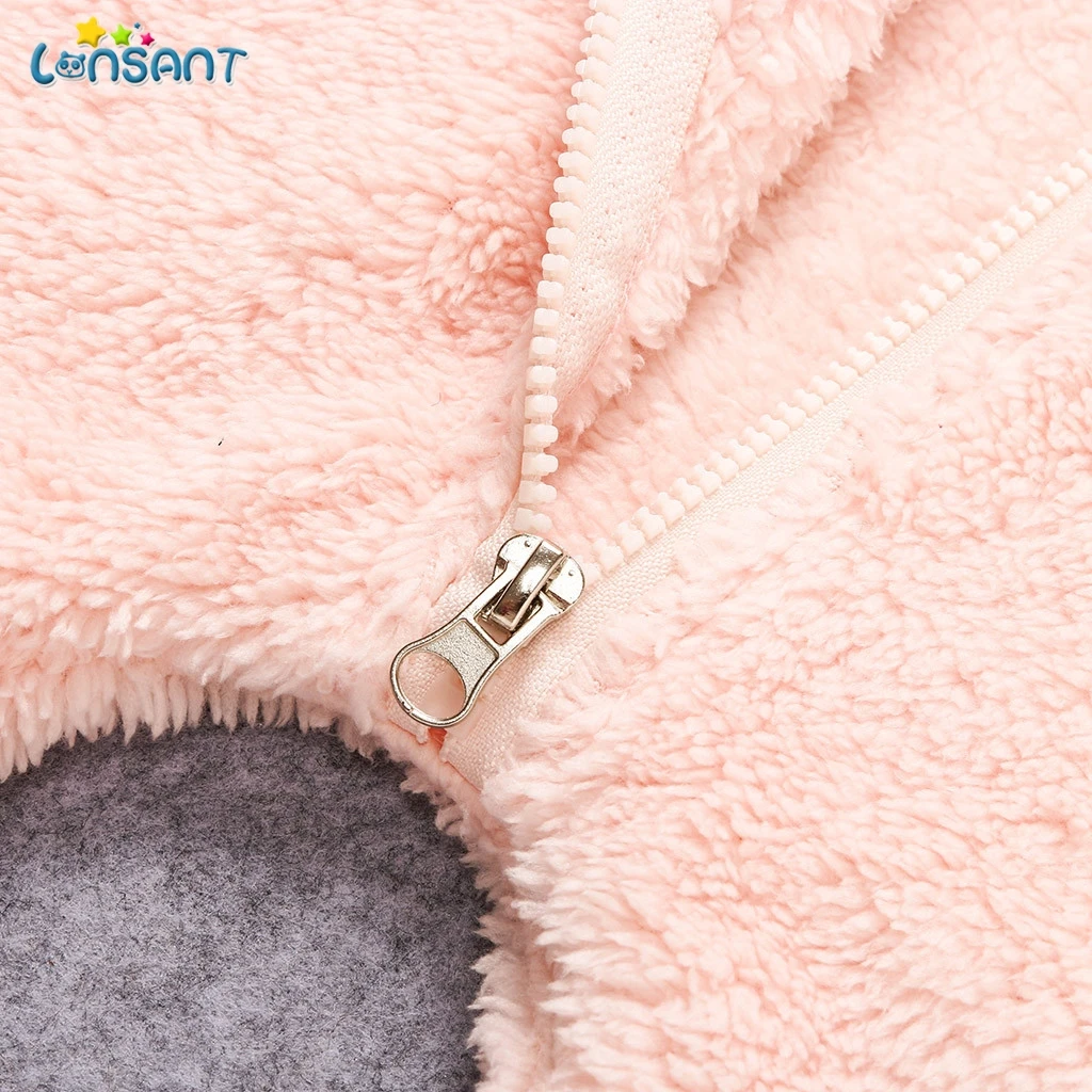 Детский комбинезон LONSANT весенне-осенний с капюшоном для новорожденных мальчиков