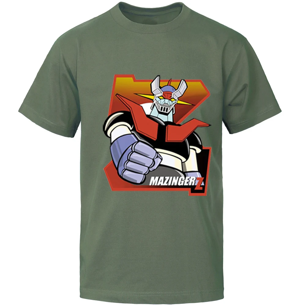 

Anime Mazinr Z T-shi Men Tshi Katoen ic Streetwr Zomer T-shi Camisa Sho Mouw T Round Toat tops