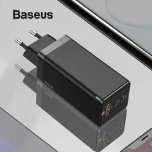 Быстрое зарядное устройство Baseus 65 Вт GaN с быстрой зарядкой 4,0 3,0 AFC SCP USB PD зарядное устройство для iPhone 11 Pro Macbook Pro Xiaomi samsung huawei