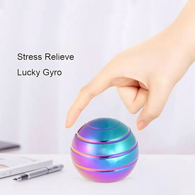 Металлический Настольный декомпрессионный игрушечный палец для детей и