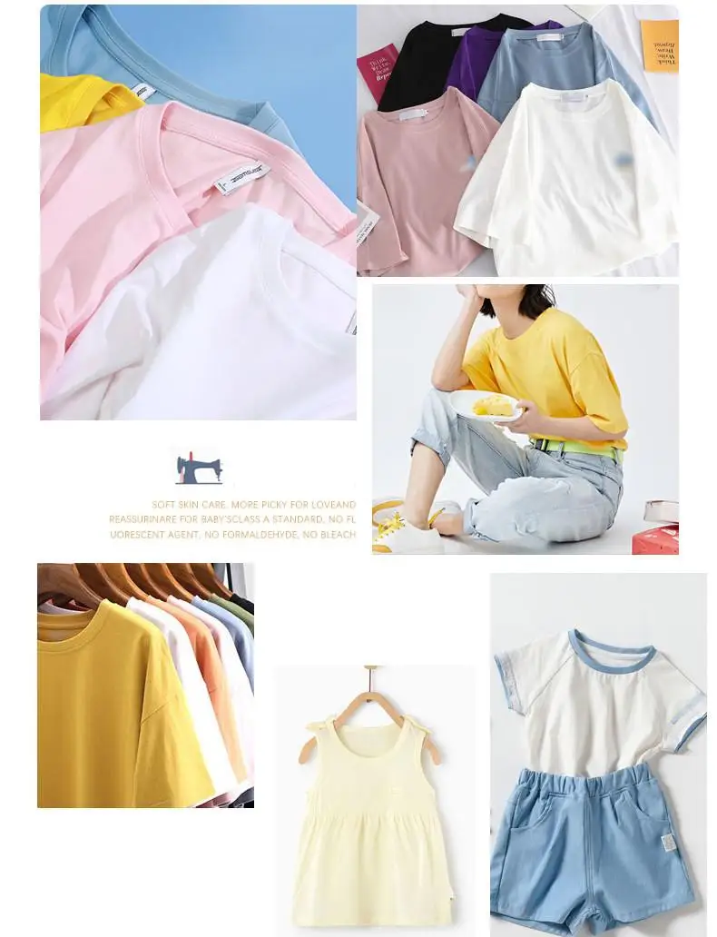 

185cm Wide Soft Solid White Cotton Fabric by The Meter,100% Cotton Jersey Knit Fabric for Dress,Shirts, Black Grey Blue Yellow