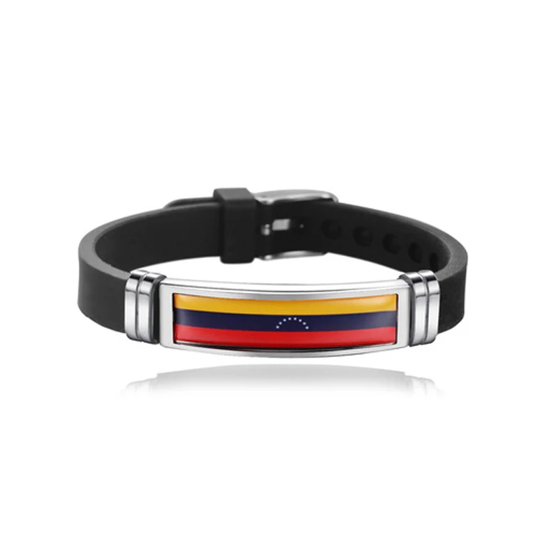 Сувенирный подарок 2022 браслет с флагом США и Испании для мужчин женщин