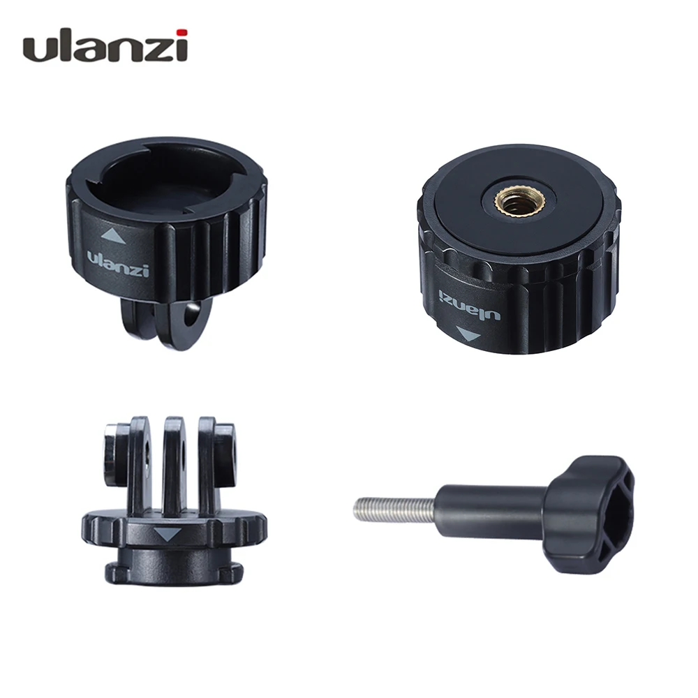 

Ulanzi 4 in1 Magnetic Mount Adapter Kit Quick Release for GoPro Hero 8/7/6/5 DJI OSMO Action Camera Insta360 One R Series Camera