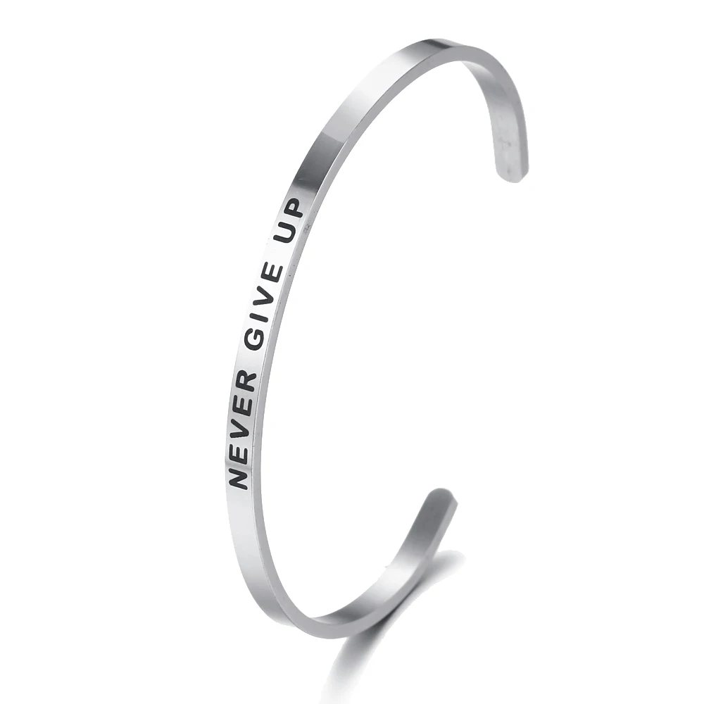 Один день в то время браслет возлюбленной персонализированные из нержавеющей