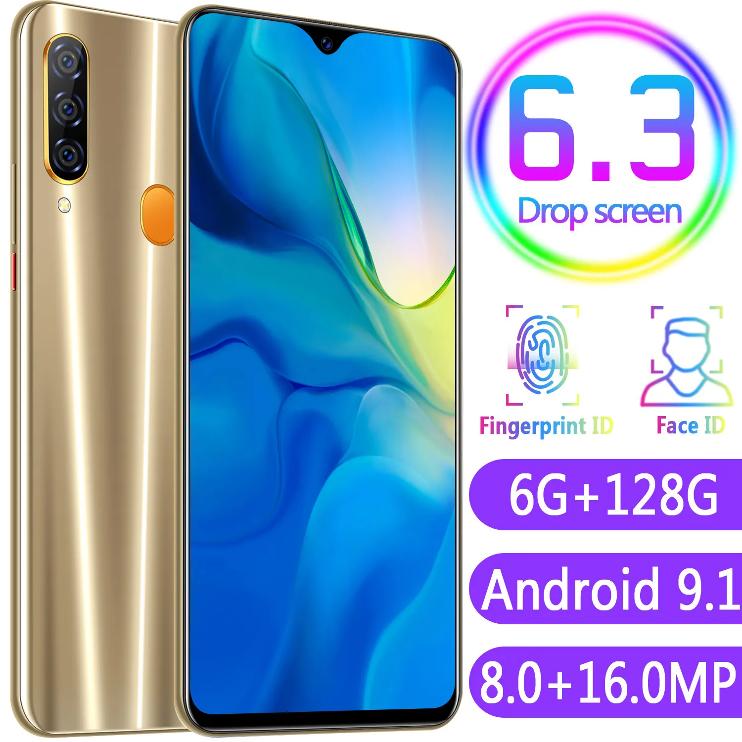 Смартфон P35 MTK6595 6 3 дюймовый FHD мобильный телефон 1080*2320 3G разблокированный