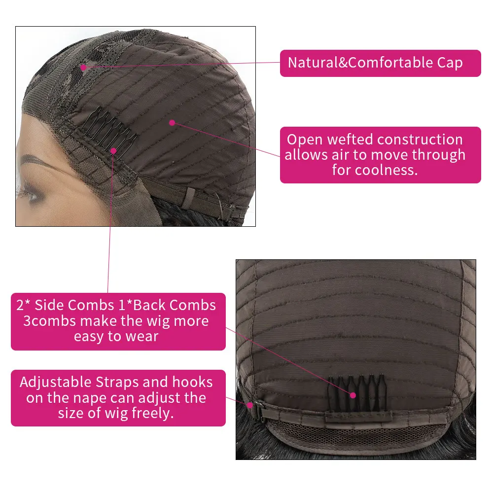 Парик женский из натуральных человеческих волос 150% л | Шиньоны и парики