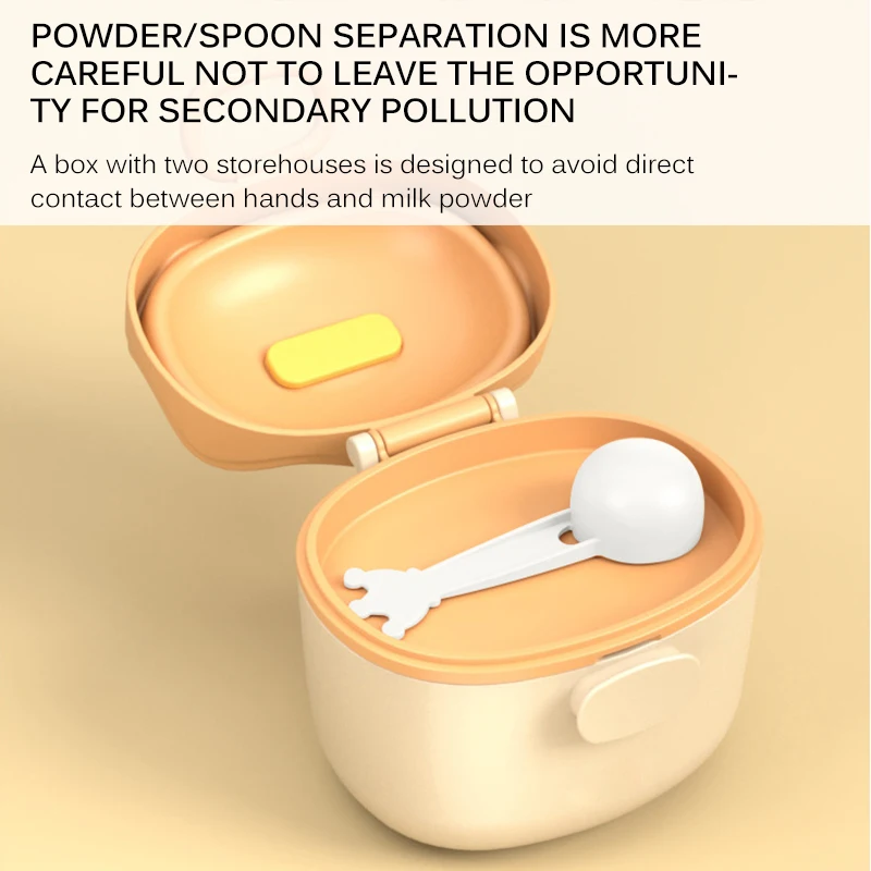 Портативный контейнер для хранения молочного порошка без БФА детского еды закусок чехол сухого молока