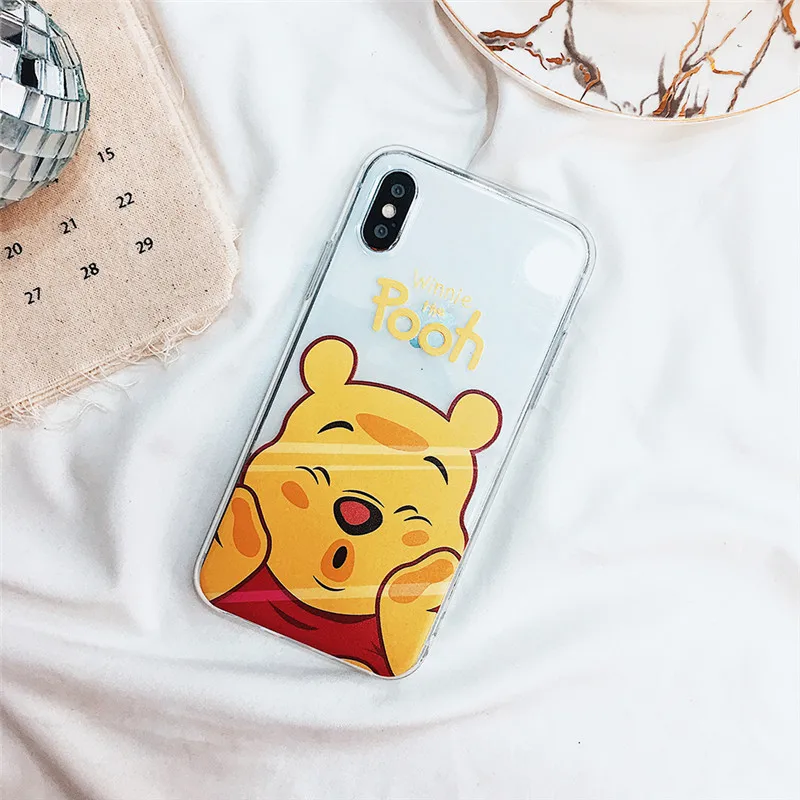 Милый чехол с рисунком Микки для iPhone 6, 6s, 7, 8 Plus, мягкий силиконовый чехол для телефона, чехол для iPhone 11 Pro, X, XR, Xs Max, чехол
