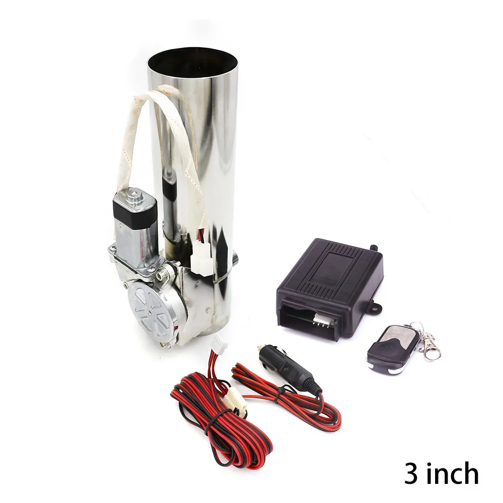 Выхлопной клапан 3 дюйма 76 мм выхлопная труба электрическая выпускной