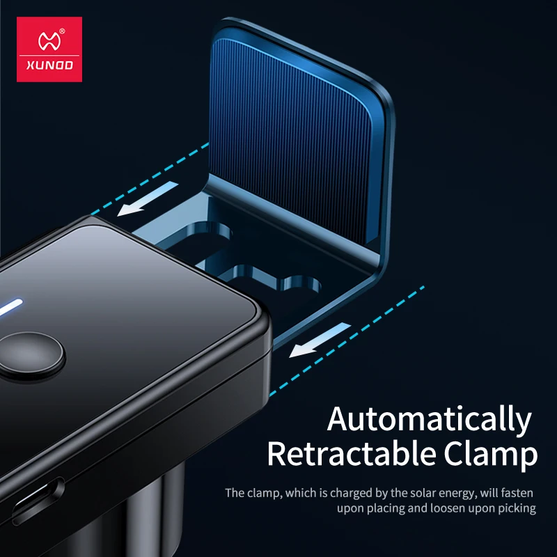 universal car holder for iphone xiaomi samsungxundd car air outlet mount smart auto mobile phone holder support solar charging free global shipping