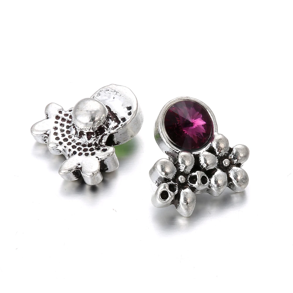 10 шт./лот высокое качество 12 мм оснастка ювелирное изделие горный хрусталь цветок