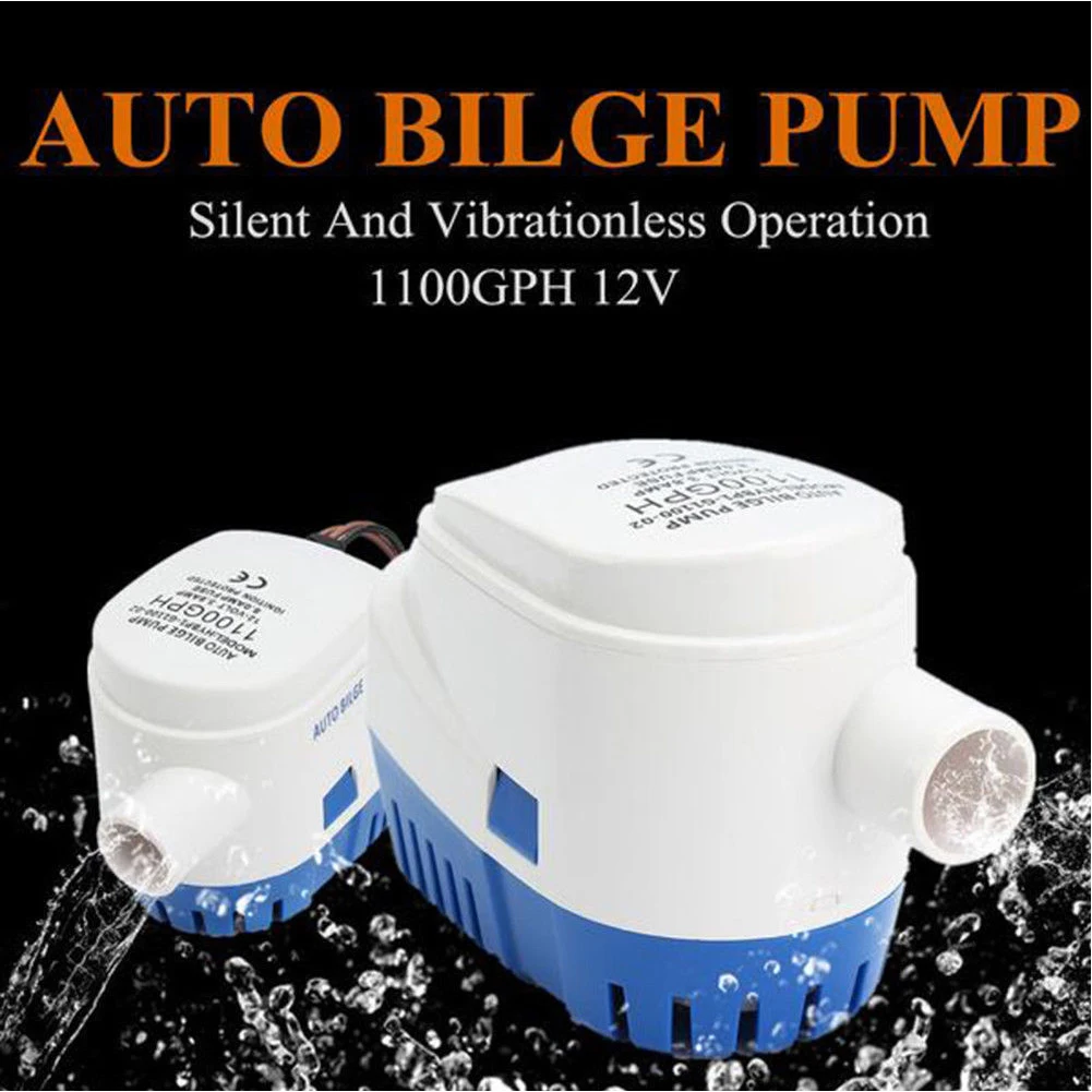 

Fishing Bilge Pump Motor Electric Submersible Boat Portable Fully Automatic Water With Float Switch Yacht Accessories Marine