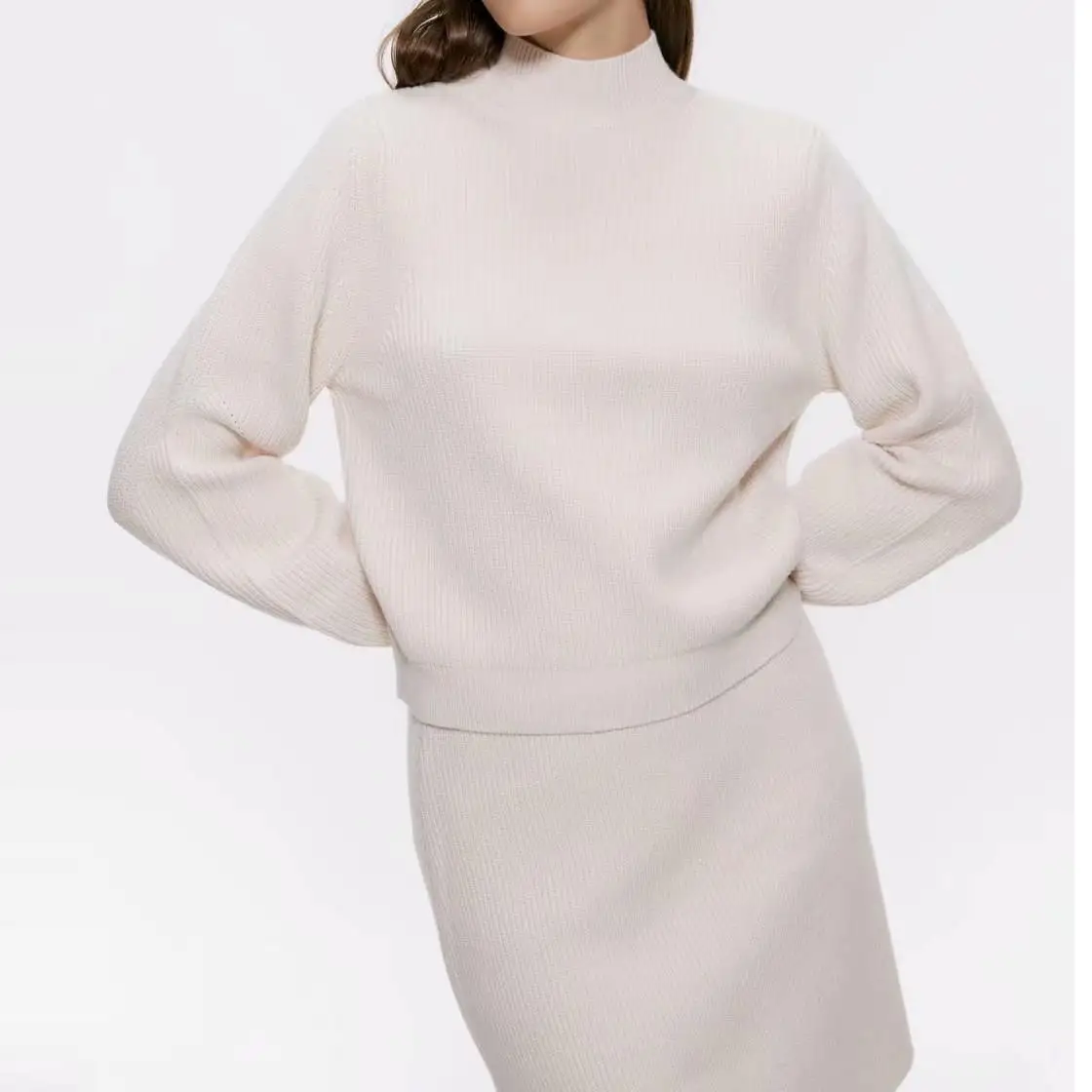 Зимние женские свитера пуловеры топы вязаные | Женская одежда