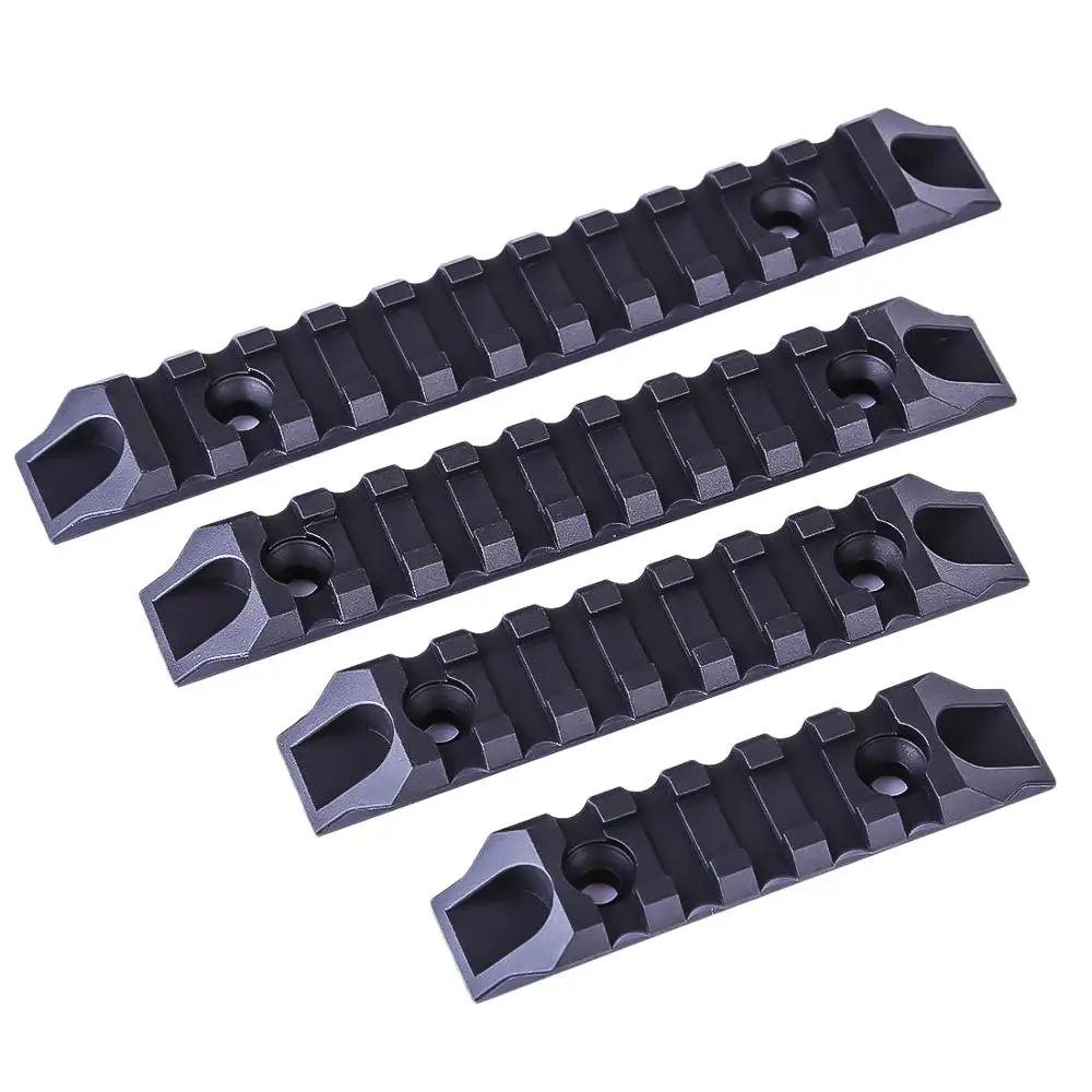 Magorui нейлона M lok Rails Keymod 4 шт. Пикатинни Rail Kit для RIS/RAS/Rails System Handguard Accessories|Кронштейны