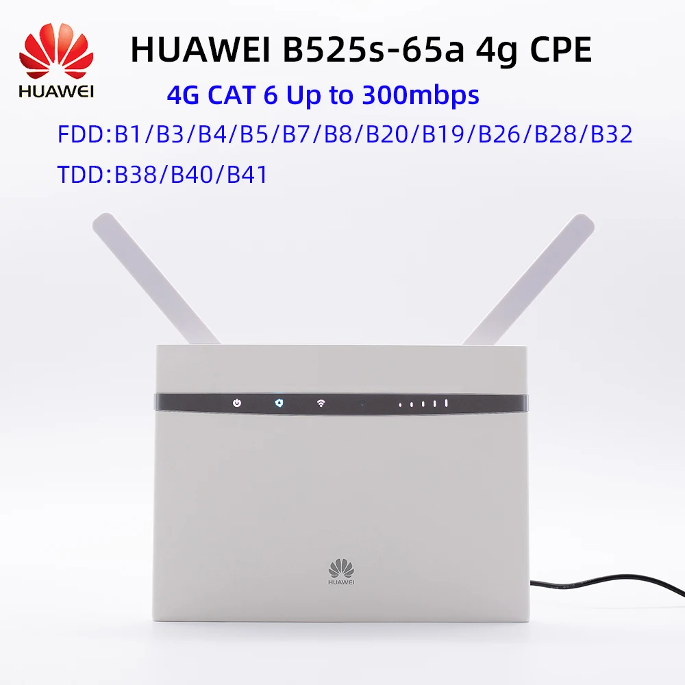 

Разблокированный новый оригинальный Huawei B525S-65a 4G LTE CPE маршрутизатор PK b618s b715s b535s