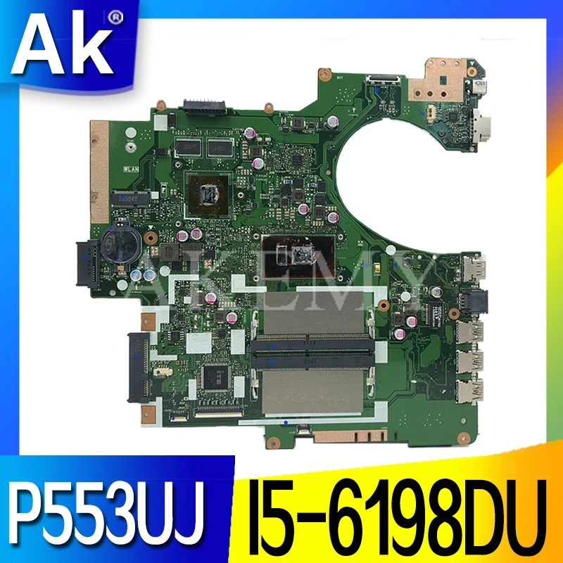 

NEW! For Asus P553UJ P553UF PRO553U PRO553UJ P553U Original Mainboard Laptop Motherboard test ok W/ I5-6200U/6198U GT920M/2GB