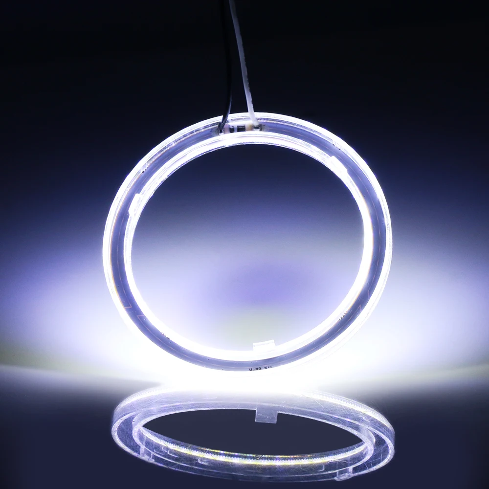 Новый универсальный белый автомобильный светильник ангельские глазки COB