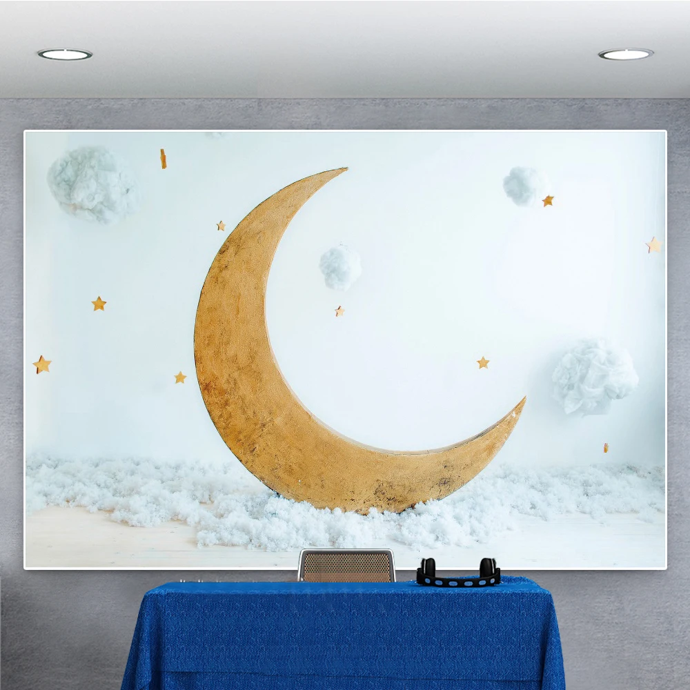 

Yeele Interior Star Moon Cloud Baby Child Birthday Photography Backdrop Photographic Decoration Backgrounds For Photo Studio