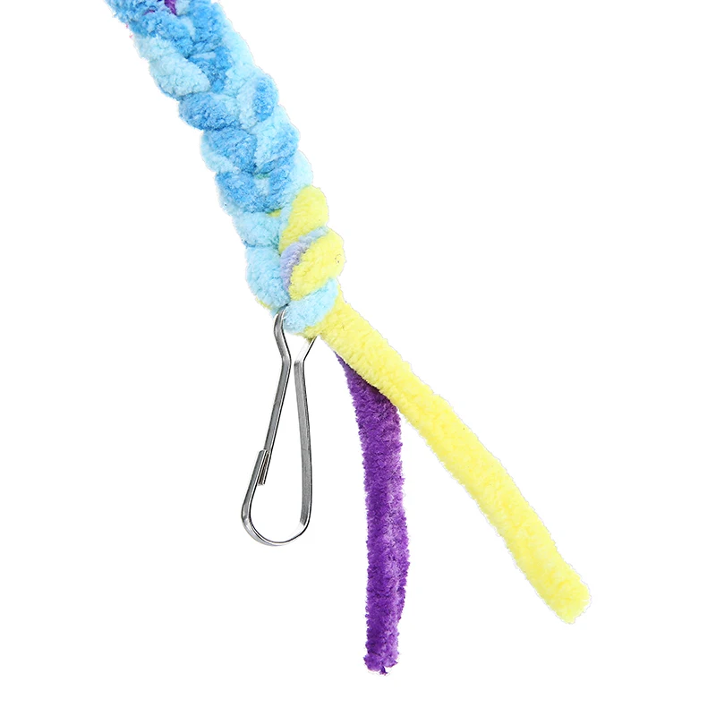 

1pc Birds Toys Funny Hamster Suspension Bridge Swing Hammock Small Parrot Color Suspension Bridge Climbing Ropes