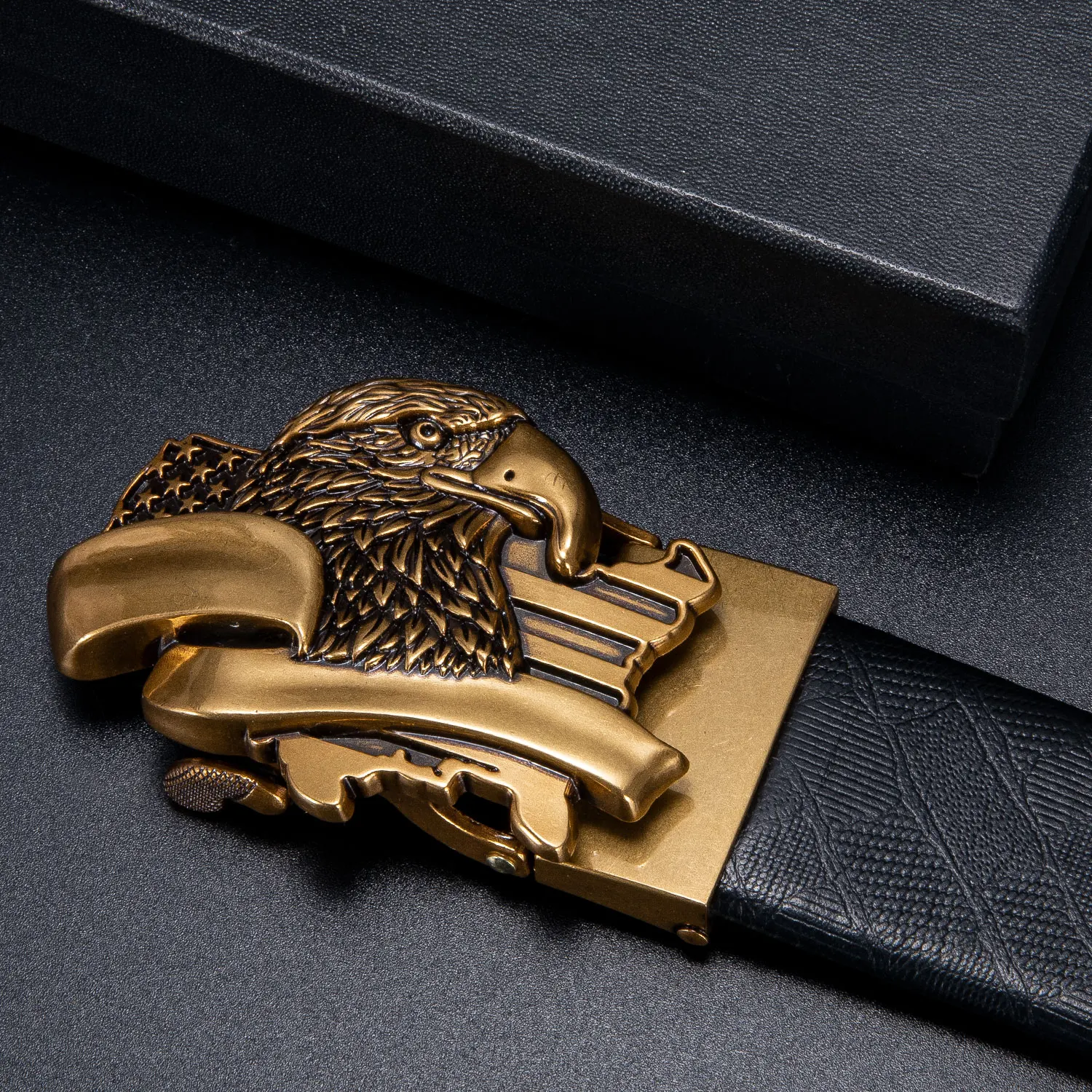 Автоматическая храповая Пряжка Barry. Wang без ремня Черная только сменная