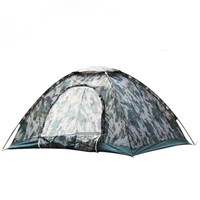 outdoor sports 190t camouflage cloth digital exhibition round door 3 4 people tent easy to build sunshade camping supplies
