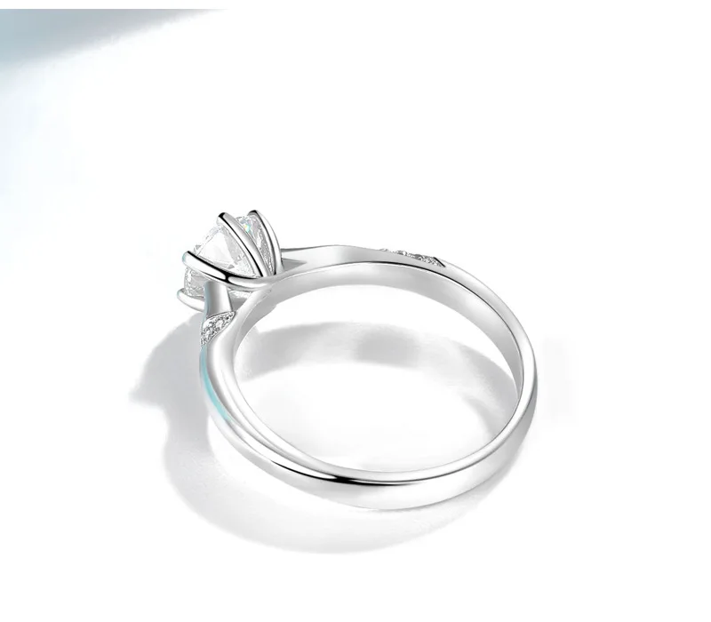 

2021 Fashion Luxurious Temperament Silver 925 Wedding Rings for Couples Real Diamond Lovers' Fine Jewelry for Luxury Gift rings