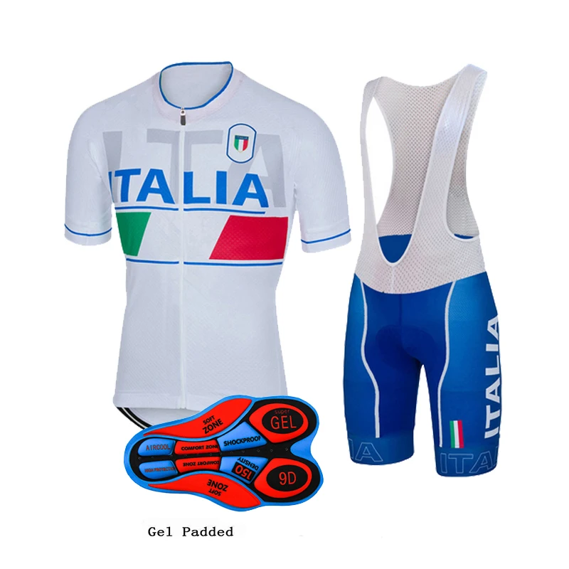 

2022 Summer Italy Cycling short sleeve Jersey and bib shorts Set