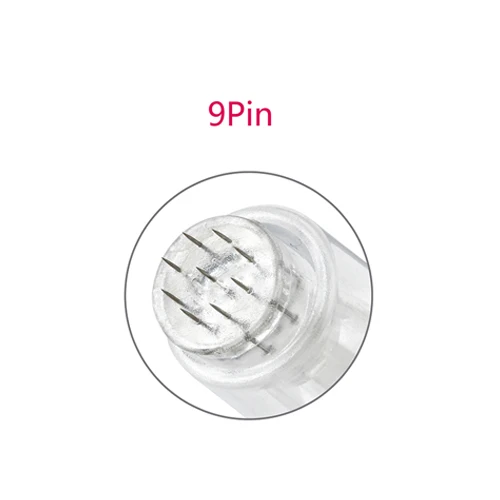 50 шт. Сменные винтовые картриджи для Derma Pen микро иглы 9 pin/12 pin/36 pin/42 pin/nano Микро Нано иглы татуировки - Габаритные размеры: 9 pin