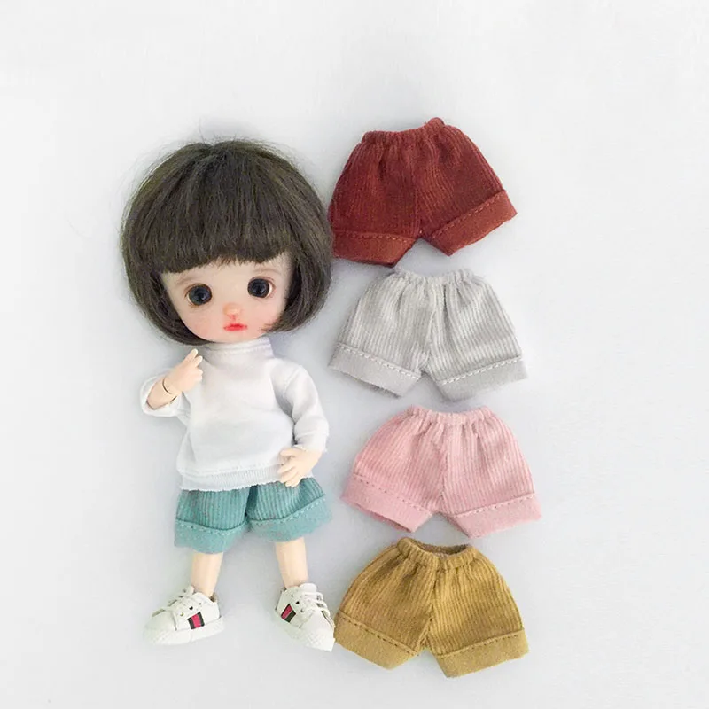 

OB11 baby corduroy trousers 1/12 BJD PD9 jasmine GSC clay doll shorts doll clothes pant doll accessories