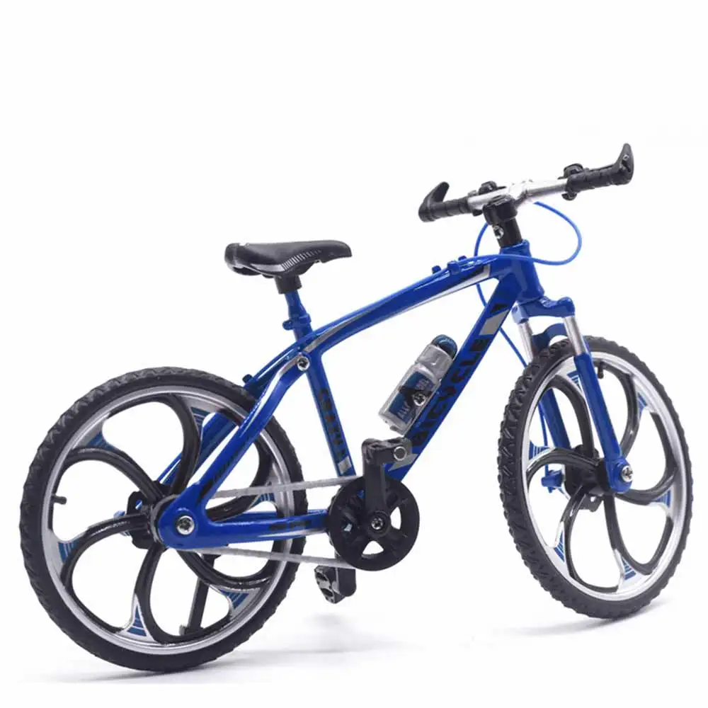 

Kids Alloy Bicycle Model Bicycle Model Diecast For Desk Decoration Children Bike Racing Toy Bend Road Simulation Collection Toys