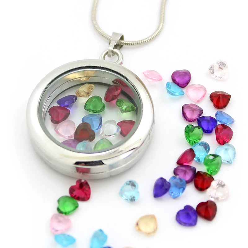 120 шт сердце круглая звезда смешанный стиль камень парящий амулеты для стекла