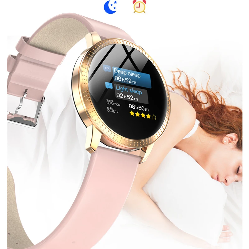 New Tempered Glass Smart Watch Blood Pressure Heart Rate Monitor Fitness Tracker Smartwatch connect Android Iphone 6 7 8 | Наручные часы